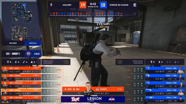 CS:GO CEE Champions - 4GLORY VS STRIVE IN CHAOS - GRUPA E -