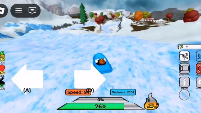 Зимняя карта в Roblox