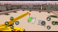 Placing concrete pipes on truck by using road crane