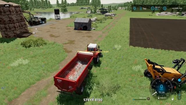 Farm Simulator 22/Stone picking to make money and lime #FS22