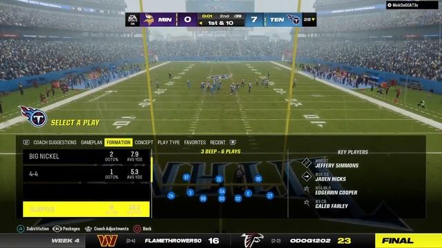 Animal kingdom Redux LG S3-Week 4 Vikings @ Titans