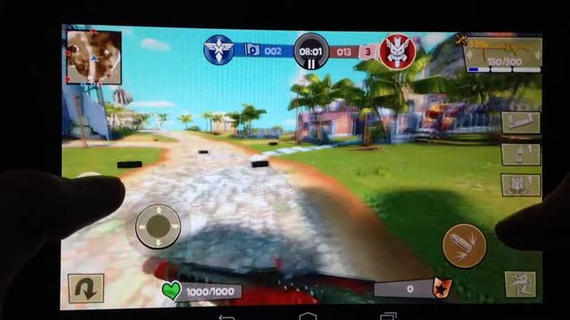 Blitz Brigade on Google Nexus 7