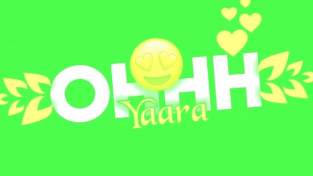 Dil ko karar aaya green screen status | green screen status | love green screen status