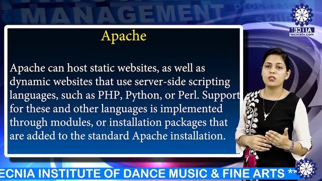 Window NT(IIS) & Linux (Apache)| Ms. Sania Kukkar (Asst. Prof.) | BBA TIAS on Tecnia TV