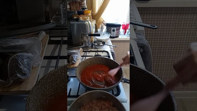 Ленивые голубцы, блины. 21.03