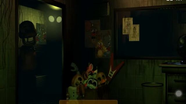 Первое видео играю в хорор игру (five Night at Freddy's 3)