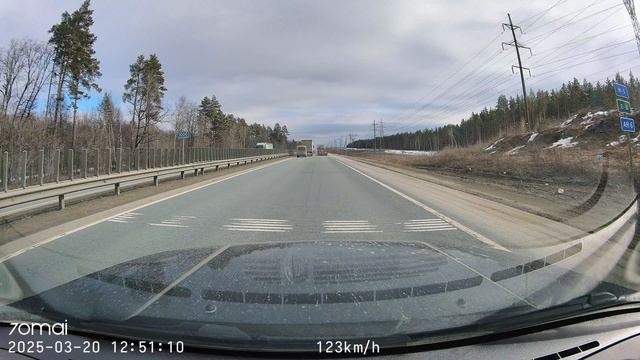 Трасса М5 Тольятти-Самара 20.03.25