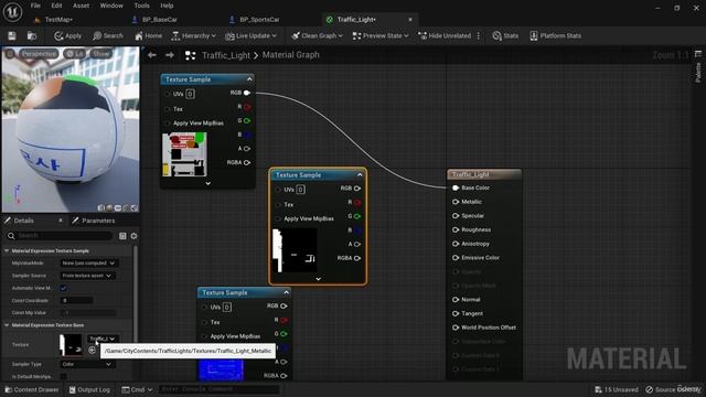 5. Настройка актёра светофора.