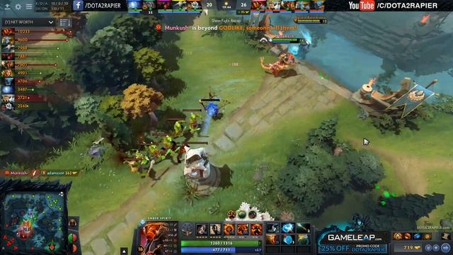 Miracle Ember Spirit Bullied Enemies at Middle Lane Dota 2 7.17
