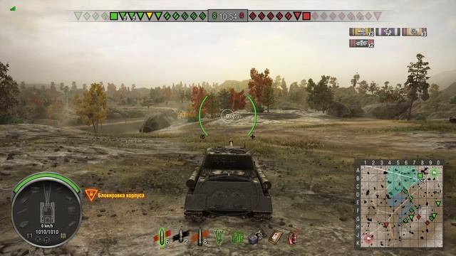 World of Tanks PS4 (Карелия - Дождь - ИСУ-152)