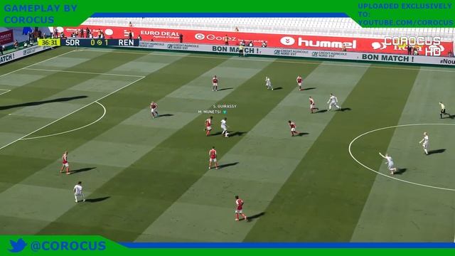 Reims vs Rennes | Stade Auguste-Delaune | 2020-21 Ligue 1 | PES 2021