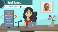 Beef Babes News Desk - Episode 4 - An Animated Carnivore, Keto, and Fitness Vlog