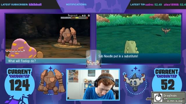 #REGIRACE - SHINY REGIROCK REACTION - Pokemon ORAS - Shiny Reaction #100!