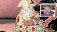 Jim Shore Winter Wonderland Snowman with Animals Figure on QVC