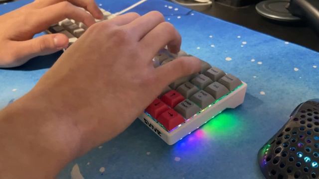Svive Triton Mini 70 Kailh silver speed Typing Sounds