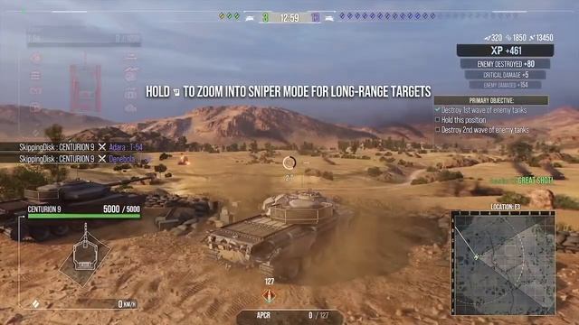 World of Tanks Console: Middle East: Hold the line (Battle of Golan Heights)