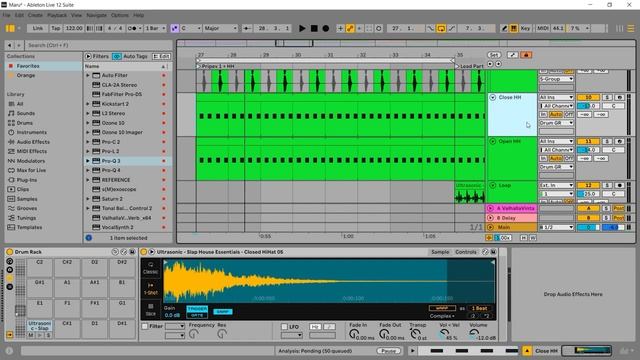 Как освободить место для бочки и баса в Ableton Live 12 [Ableton Pro Help]