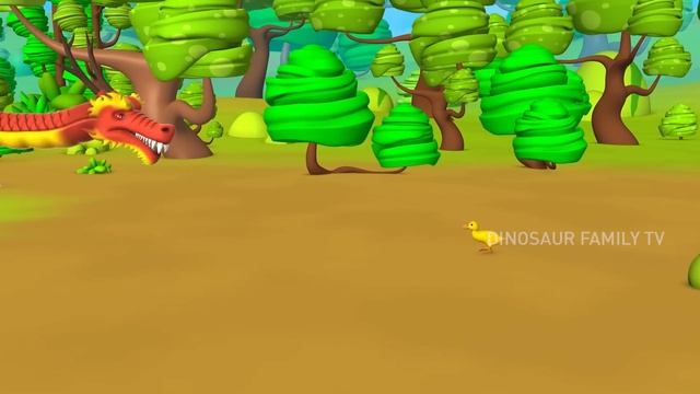 Long Neck Dinosaur Help Baby Dinosaur Adventure Tyrannosaurus Eggs - Funny Dinosaur Family