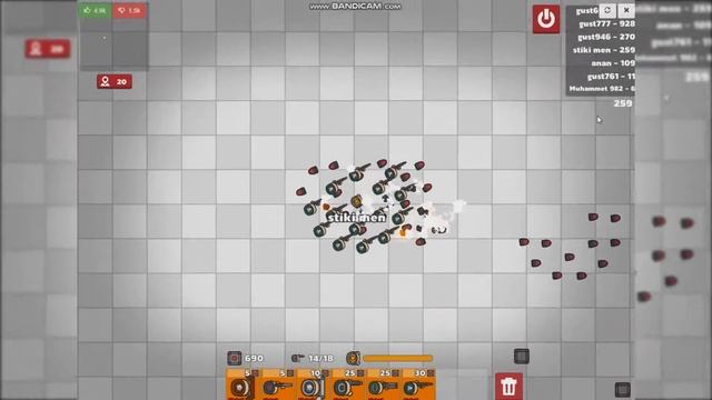 Играю в игру Gunzer io | Оружейник ио