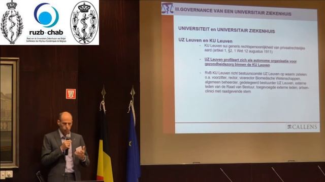 Stefaan Callens: De wettelijke status van een universitaire ziekenhuis