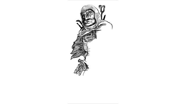 Dune™ 2021 FanArt - Fremen Soldier SpeedDraw on a Mobile Phone (Autodesk Sketchup)