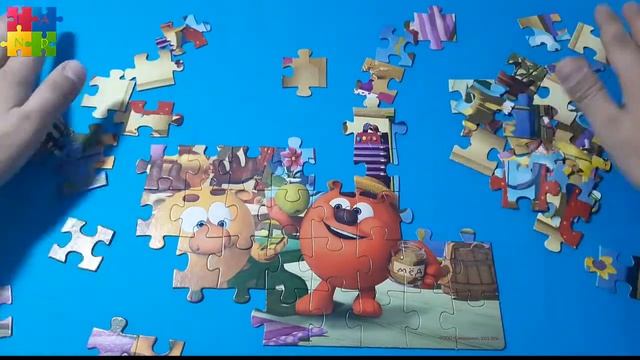 Super Puzzle Smeshariki Solving Easy