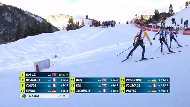 Biathlon - " Hochfilzen 2019 " - Verfolgung Männer