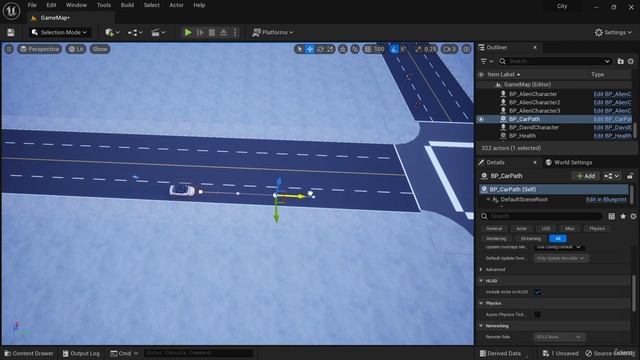 3. Настройка людей и автомобилей.