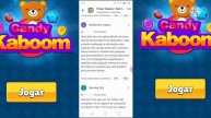 Candy Kaboom ,atualização e lendo comentarios de usuários..w