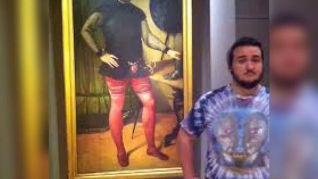 What if you find yourself in the museum? Scream?/ take selfie?