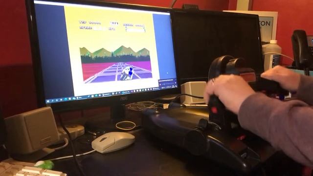 Playing Bikers for the ZX Spectrum Next using the Konix Multi System Controller