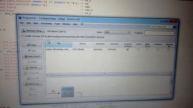 FPGA COM PROCESSADOR NIOS II ACIONAMENTO LED VERDE