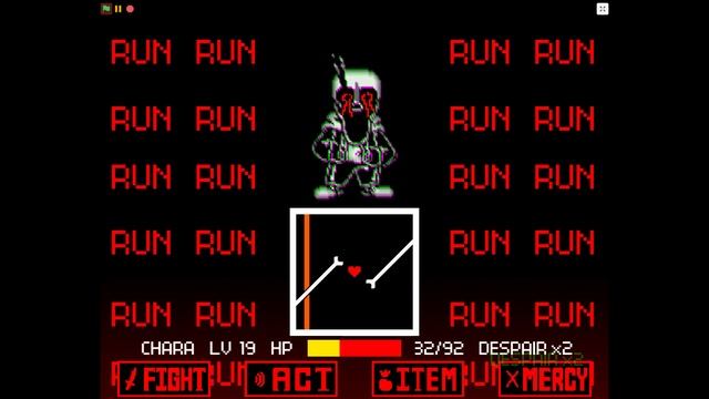 UNDERTALE: YOUR FAULT (An Unofficial VHS Sans Fight) by AnimeLover725 (No debug mode :P)
