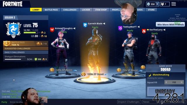 Fortnite Battle Royale Gameplay - Skins Equal Wins! Change my mind!