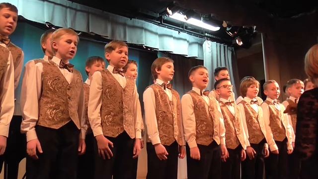 18.02.2018 Концерт "для пап". Концертный хор "Каприччио". "Улыбка".