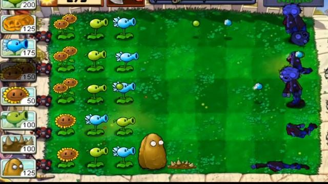Прохождение игры plants vs zombie с прохором ч. 2