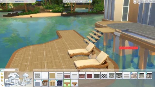 Overwater Bungalow (Bungalow di Atas Air/Pantai) | Speed Building | The Sims 4 Indonesia