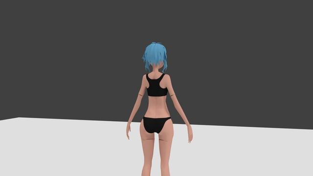 Art Sword Online Sinon 3d model blender
