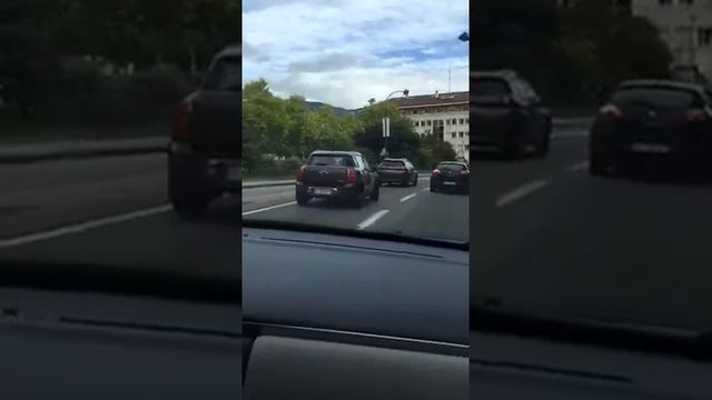 Driving the new Citroen C3 in Annecy France
