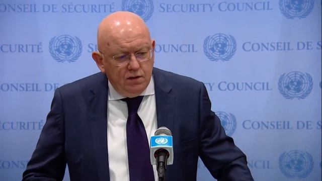 Russia on Iranian drones - Security Council Media Stakeout | United Nations