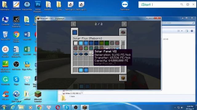 Solar Flux Reborn Mod 1.16.5/1.12.2/1.10.2 for Minecraft PC