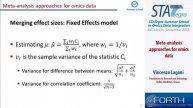 STATegra Summer School 2015: Meta-analysis