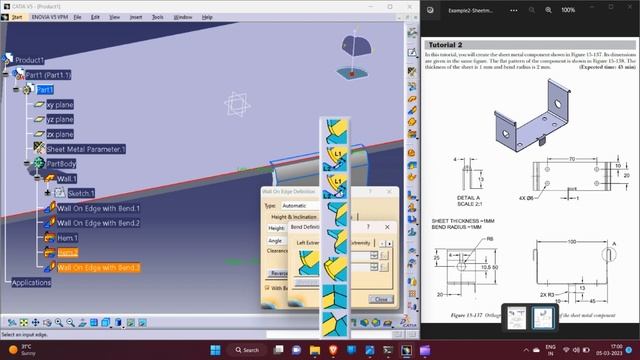 CATIA V5 Sheetmetal Design Tutorial 2