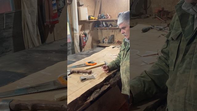 Работа с толстым слэбом бука