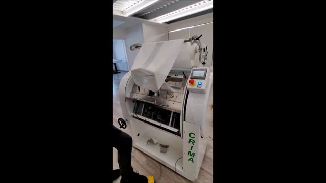 flow wrapping in recyclable paper - entry level crema/ADPAK