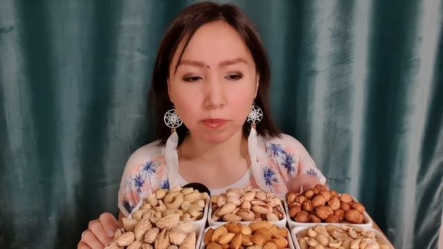 Қазақша ASMR/Мукбанг/Әңгіме айту/Болталка/Дәндер/Орешки/АСМР на казахском/Mukbang