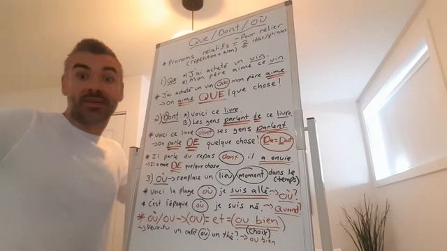 #30 - Grammaire – Pronoms relatifs (Que - Dont - Où) / Homophones (Ou - Où)