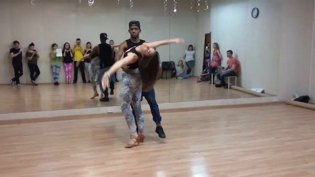 Walter Fernandes & Oksana   Ipanema dance studio   zouk advansed 11.04.17