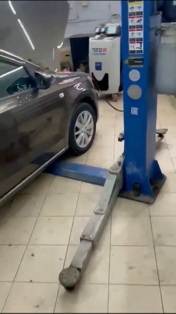Фольксваген Поло диагностика системы кондиционера автосервис Волгоград Дзержинский район