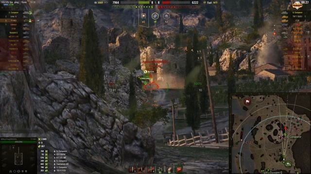 ТОП статист ЛОМАЕТ КАБИНЫ 😎 World of Tanks T110E3 лучший бой